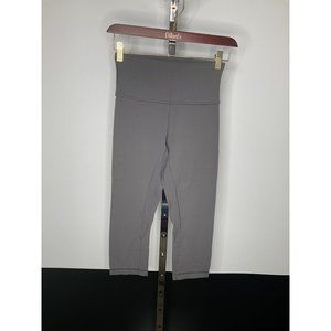 Lululemon Crop Pant Size US4 4 Slate Gray Leggings Workout Pants